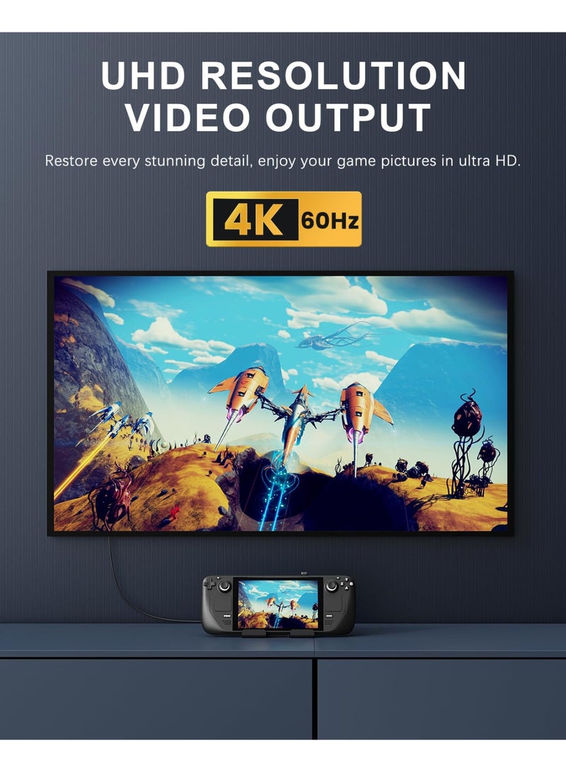 fantasize 180-Degree USB-C Adapter 2-Pack, U-Shape, PD 100W Fast Charging, 4K Video, Angled for Steam Deck, Switch, Laptop, Tablet, Phone - Image 3